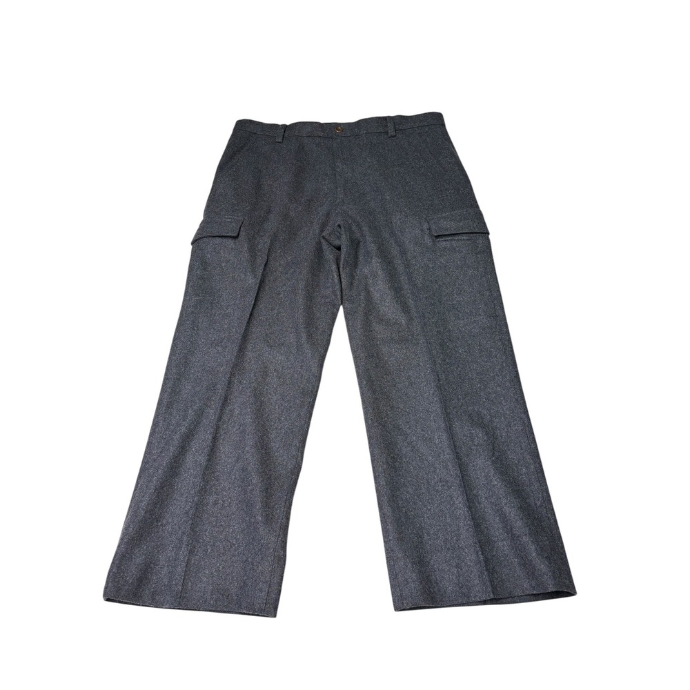 Banana Republic Dawson Mens Charcoal Gray Wool Blend Cargo Pants‎ 38x28